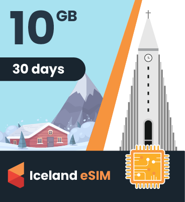 Iceland eSIM: 10GB - 30 Days