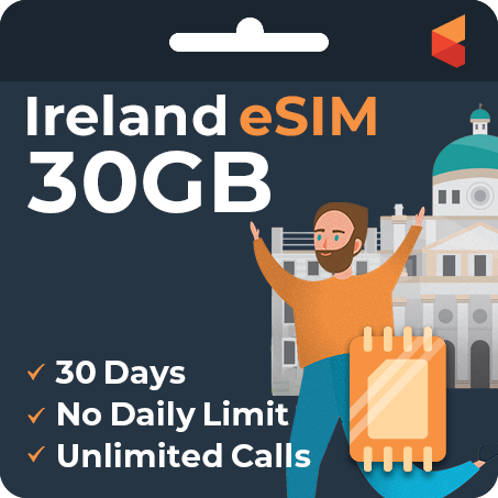[eSIM] Ireland eSim Card (30GB)