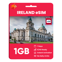 Thumbnail for Ireland eSIM: 1GB - 7 Days