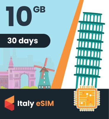 Italy eSIM: 10GB - 30 Days