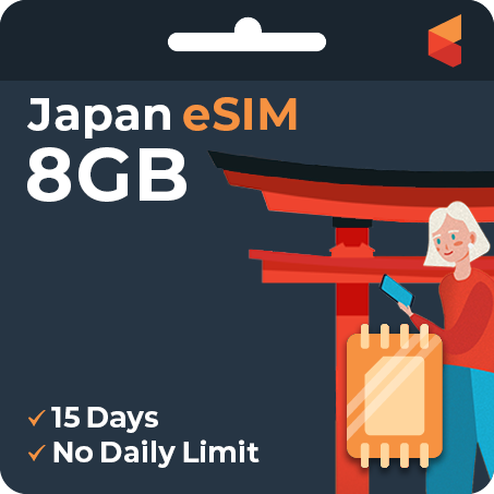 [eSIM] Japan Data eSIM (8GB - 15 Days)