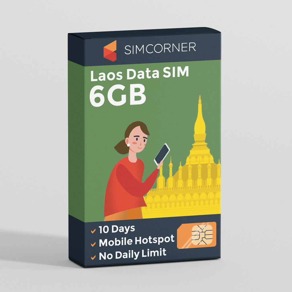 Laos Data SIM Card (10 day - 6GB)