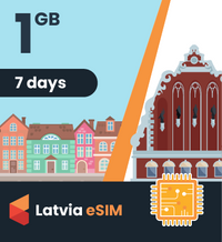 Thumbnail for Latvia eSIM: 1GB - 7 Days