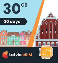 Thumbnail for Latvia eSIM: 30GB - 30 Days