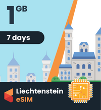 Thumbnail for Liechtenstein eSIM: 1GB - 7 Days