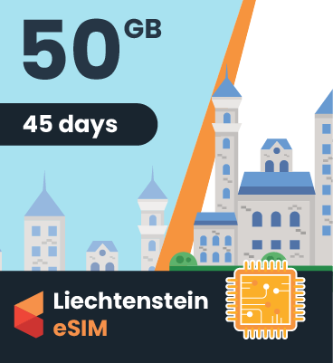 Liechtenstein eSIM: 50GB - 45 Days