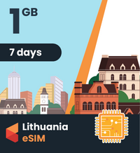 Thumbnail for Lithuania eSIM: 1GB - 7 Days