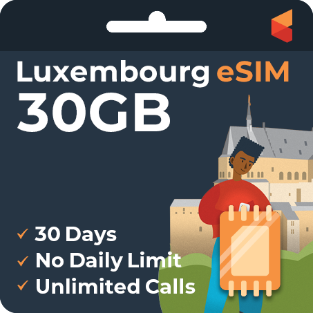 [eSIM] Luxembourg eSim Card (30GB)