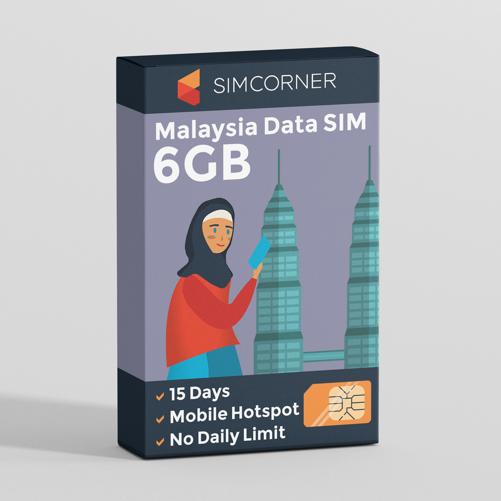 Malaysia Data SIM Card (15 Day - 6GB)