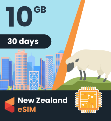 New Zealand eSIM: 10GB - 30 Days