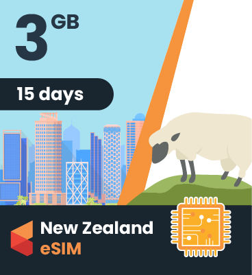 New Zealand eSIM: 3GB - 15 Days