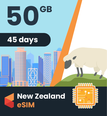 New Zealand eSIM: 50GB - 45 Days