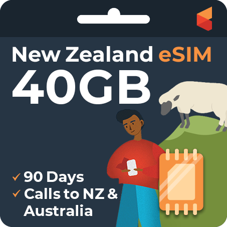 New Zealand Travel eSim (One NZ) - 40GB | SimCorner