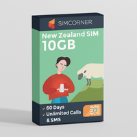 Thumbnail for New Zealand Travel Sim Card (One NZ) - 10GB