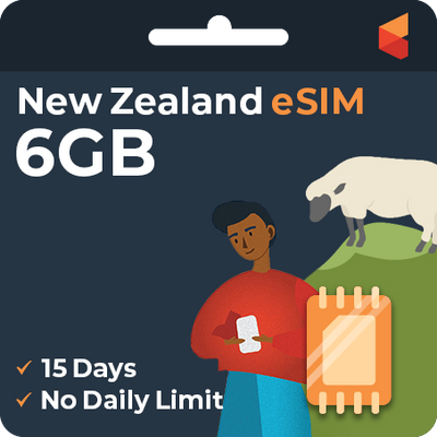 [eSIM] New Zealand Data eSIM (6GB - 15 Days)