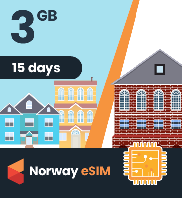 Norway eSIM: 3GB - 15 Days