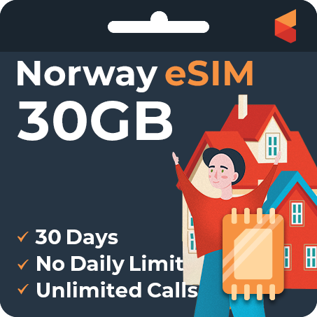 [eSIM] Norway eSim Card (30GB)