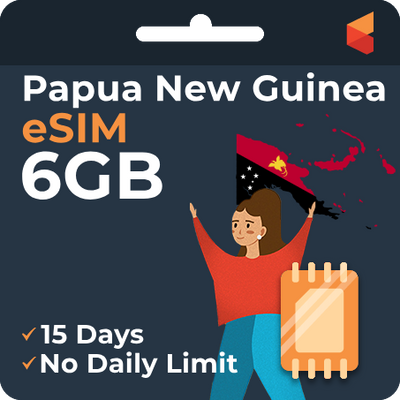 [eSIM] Papua New Guinea Data eSIM (6GB - 15 Days)