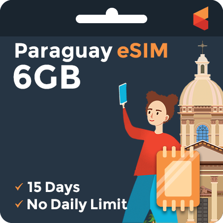 [eSIM] Paraguay Data eSIM (6GB - 15 Days)