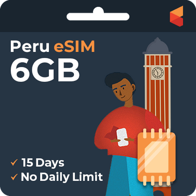 [eSIM] Peru Data eSIM (6GB - 15 Days)