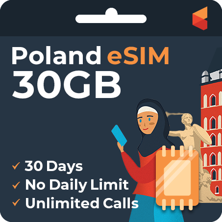 [eSIM] Poland eSim Card (30GB)