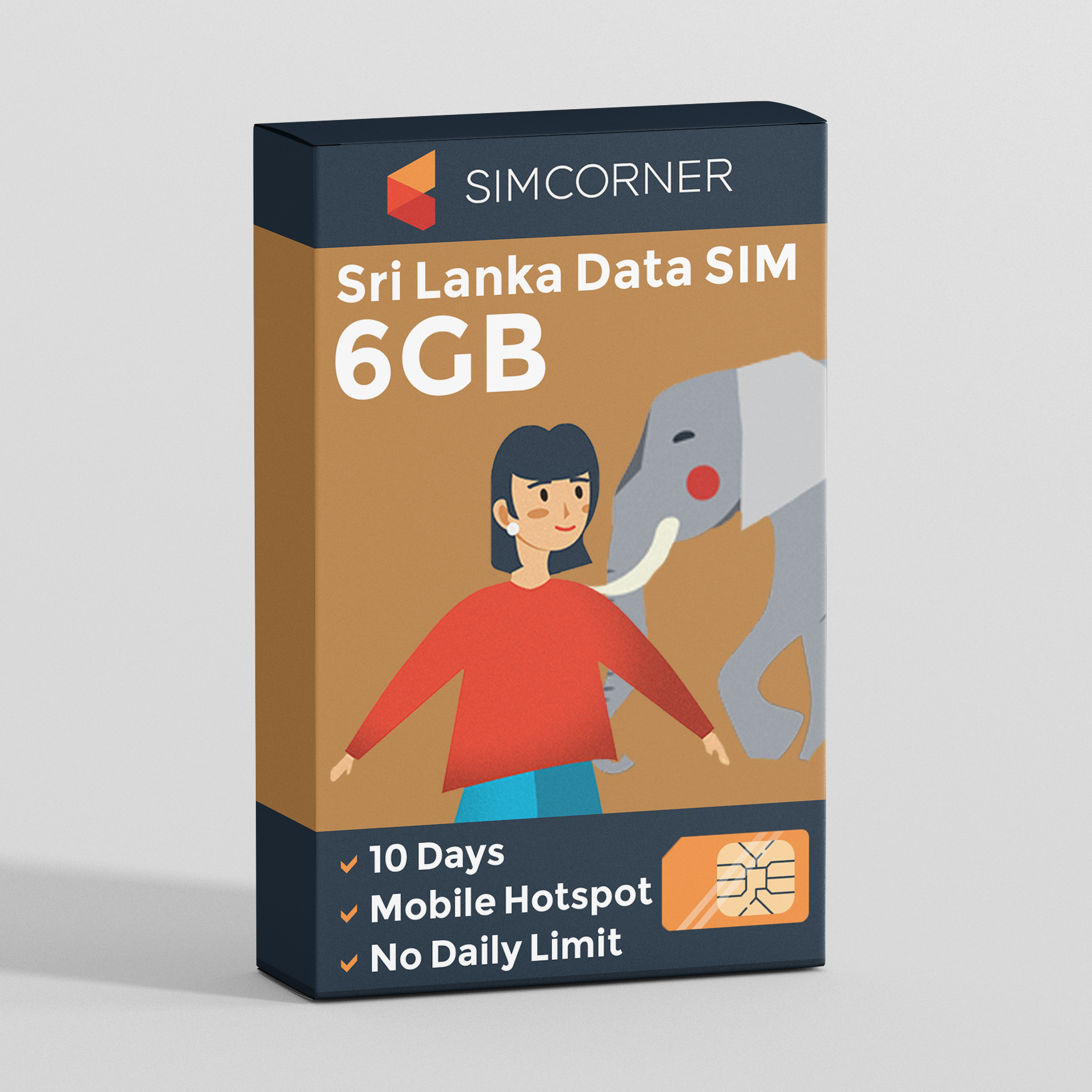 Sri Lanka Data SIM Card (10 day - 6GB)