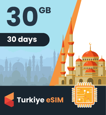 Türkiye eSIM: 30GB - 30 Days