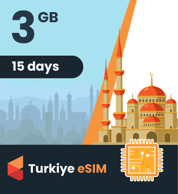 Türkiye eSIM: 3GB - 15 Days