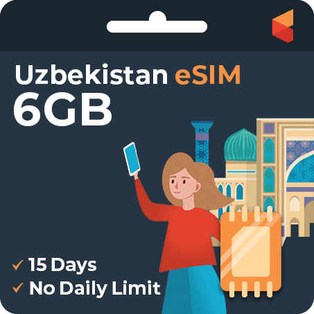 [eSIM] Uzbekistan Data eSIM (6GB - 15 Days)