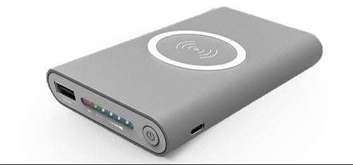 Power Bank with USB + Qi Wireless Charging (6,000mAh) I SimCorner
