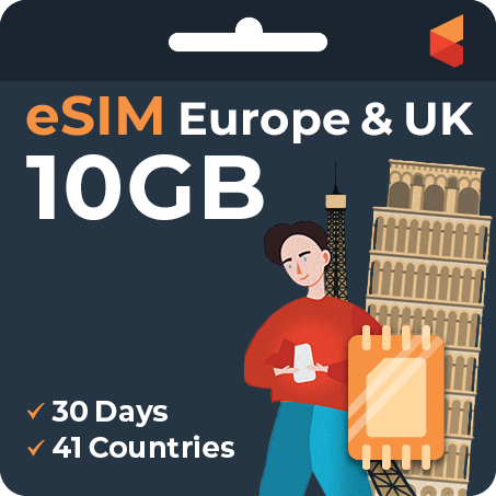 eSIM Europe & UK (10GB) | SimCorner